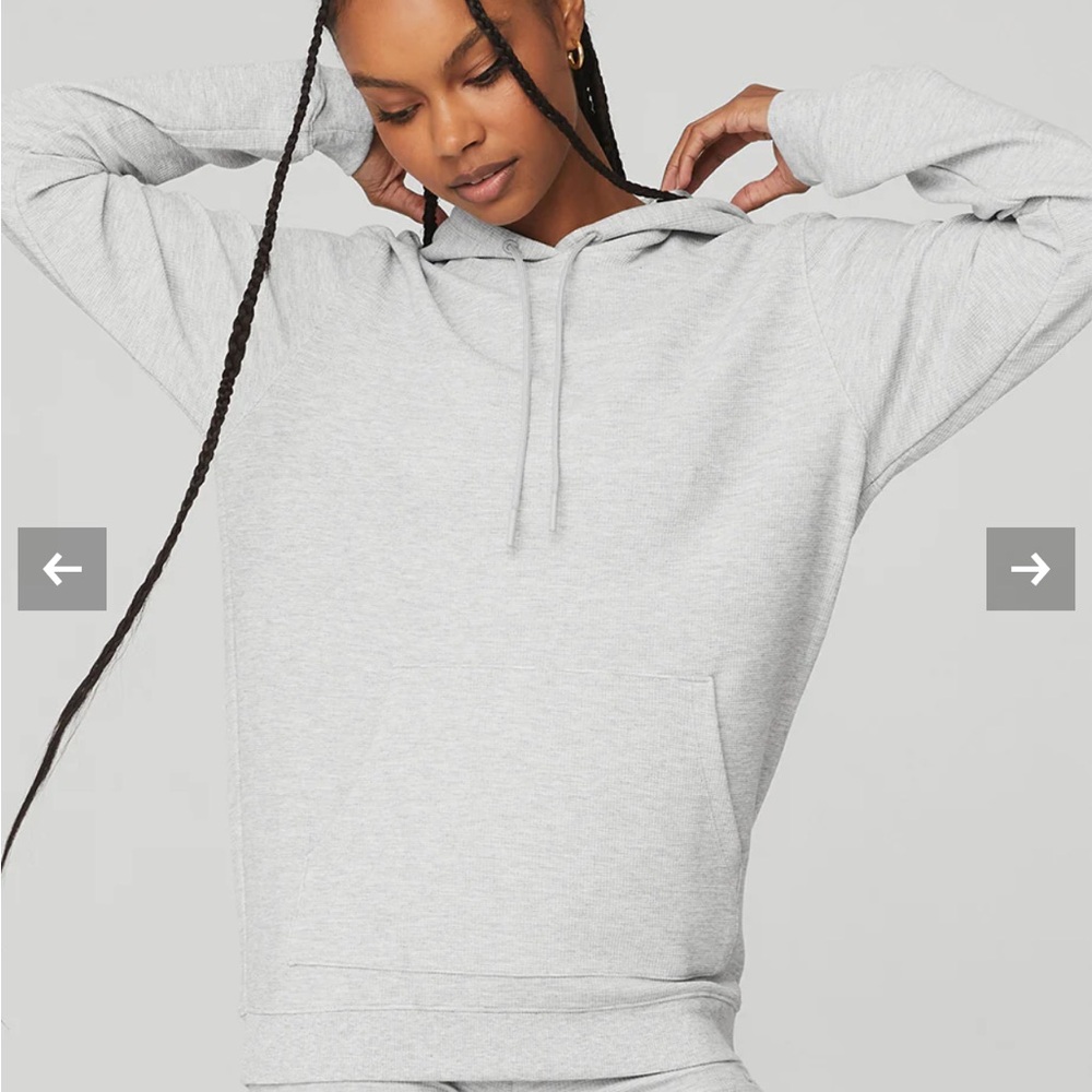 Alo women’s micro waffle fast break hoodie